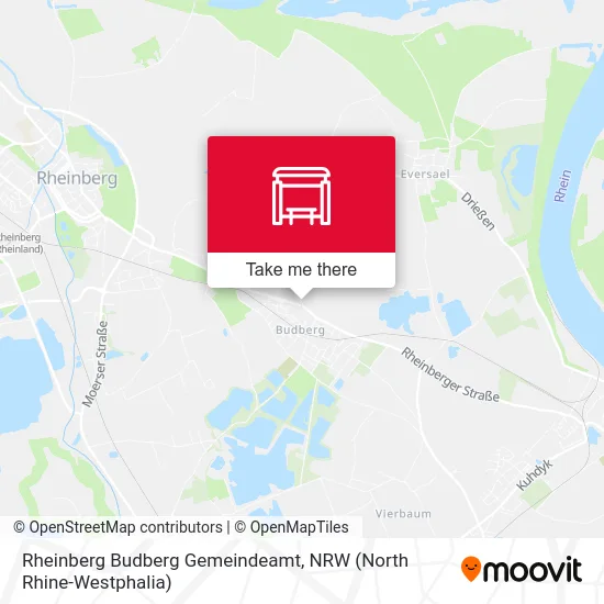 Rheinberg Budberg Gemeindeamt map