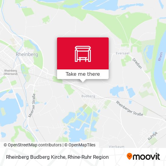 Rheinberg Budberg Kirche map