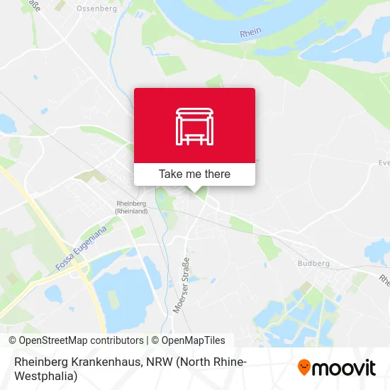 Rheinberg Krankenhaus map