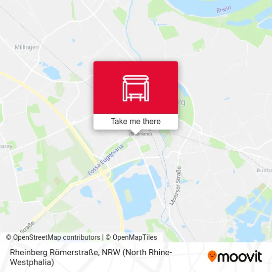 Rheinberg Römerstraße map