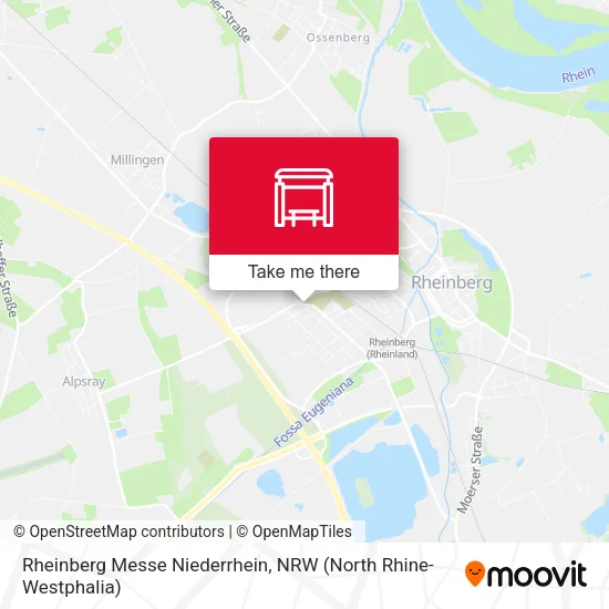 Карта Rheinberg Messe Niederrhein