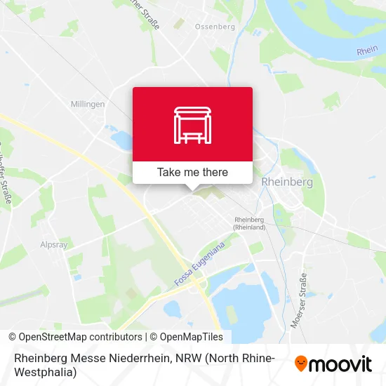 Карта Rheinberg Messe Niederrhein