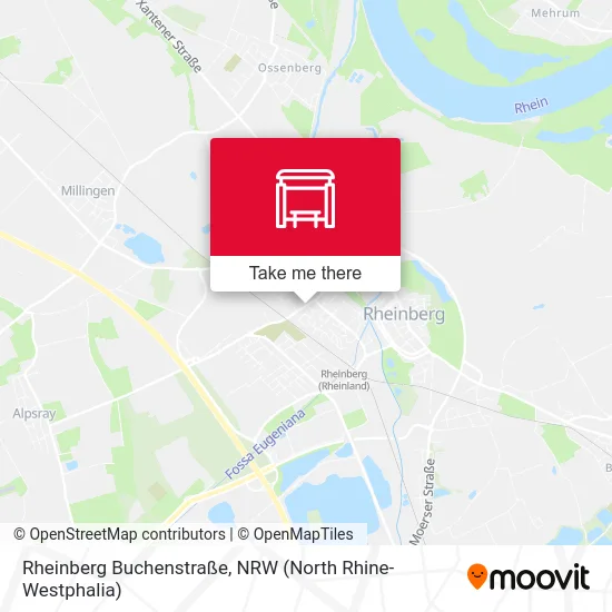Rheinberg Buchenstraße map