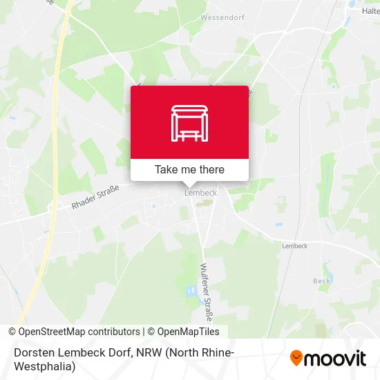 Dorsten Lembeck Dorf map