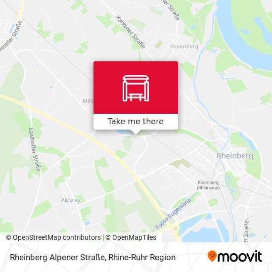 Rheinberg Alpener Straße map