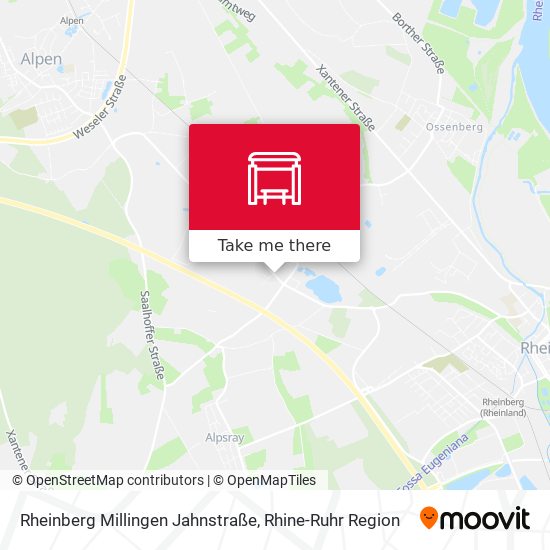 Rheinberg Millingen Jahnstraße map