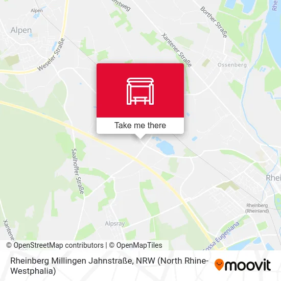 Rheinberg Millingen Jahnstraße map