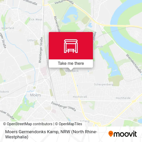 Карта Moers Germendonks Kamp