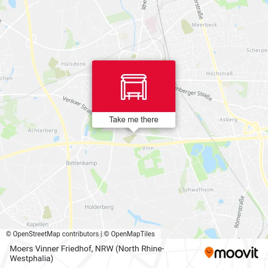 Карта Moers Vinner Friedhof