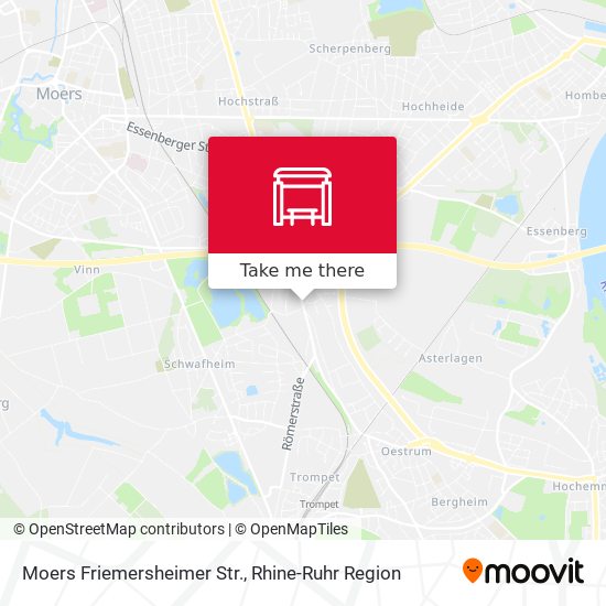 Moers Friemersheimer Str. map
