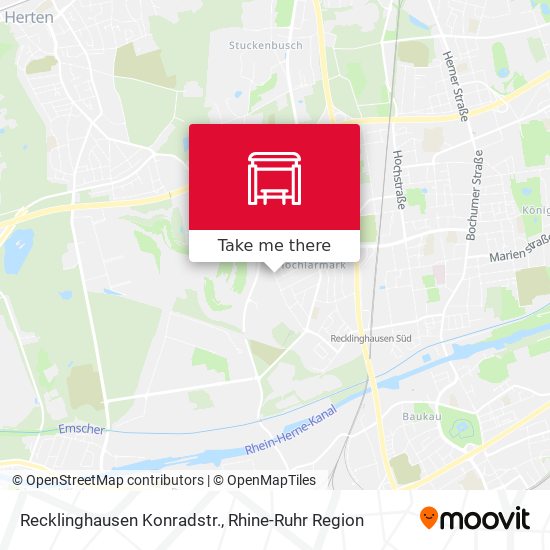 Recklinghausen Konradstr. map