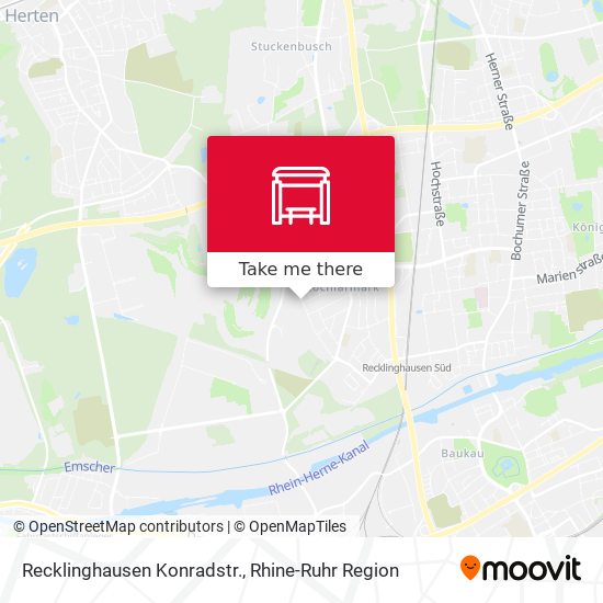 Recklinghausen Konradstr. map