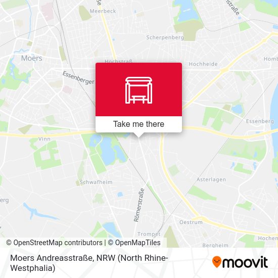 Moers Andreasstraße map