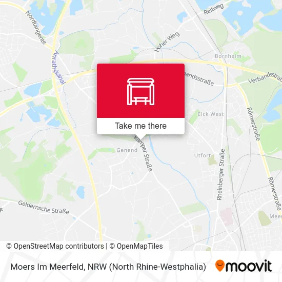 Карта Moers Im Meerfeld