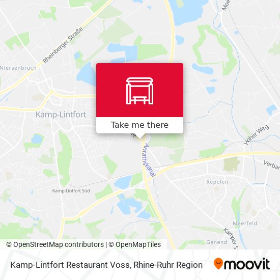 Kamp-Lintfort Restaurant Voss map