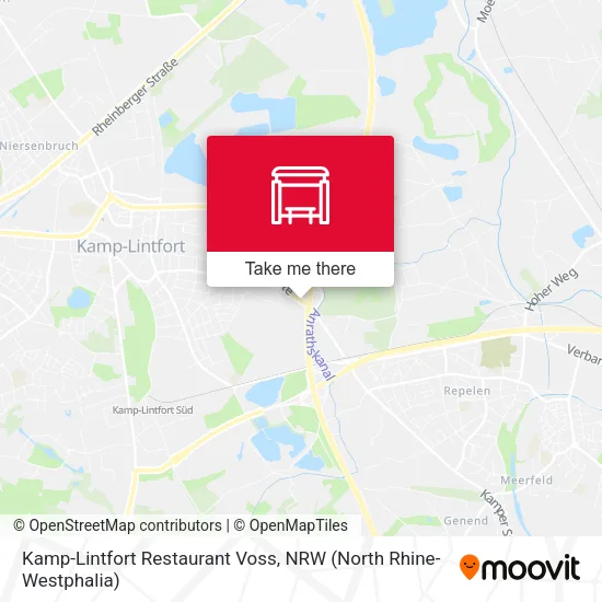 Карта Kamp-Lintfort Restaurant Voss