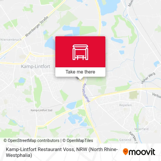 Карта Kamp-Lintfort Restaurant Voss