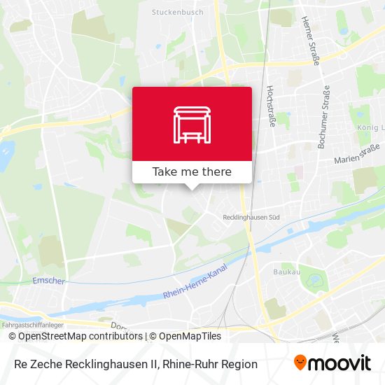 Re Zeche Recklinghausen II map