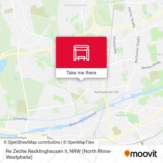 Карта Re Zeche Recklinghausen II