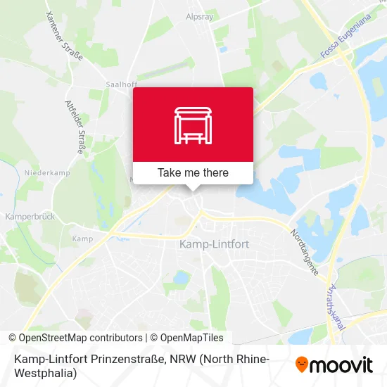 Kamp-Lintfort Prinzenstraße map