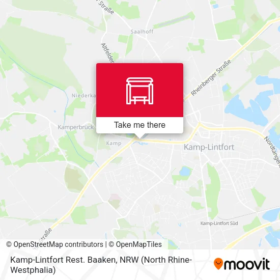 Карта Kamp-Lintfort Rest. Baaken