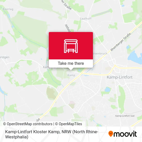 Kamp-Lintfort Kloster Kamp map
