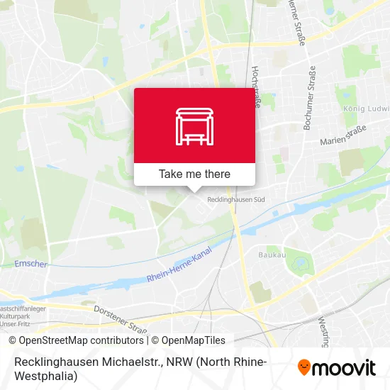 Карта Recklinghausen Michaelstr.