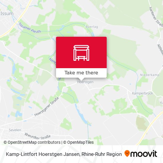 Kamp-Lintfort Hoerstgen Jansen map