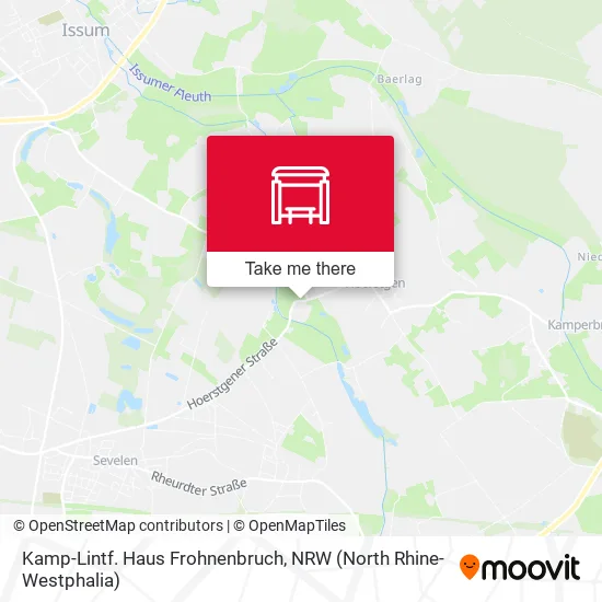 Карта Kamp-Lintf. Haus Frohnenbruch