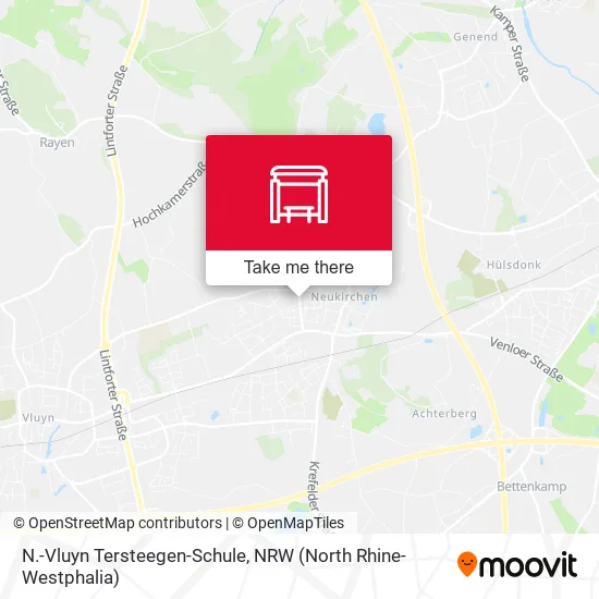 Карта N.-Vluyn Tersteegen-Schule