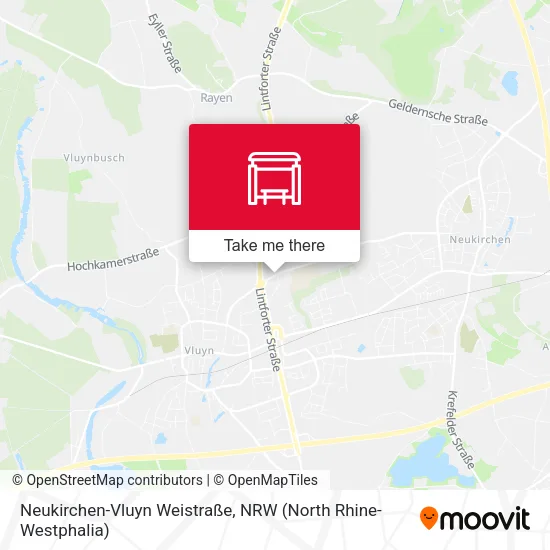 Карта Neukirchen-Vluyn Weistraße