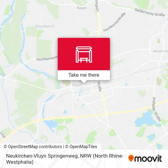 Карта Neukirchen-Vluyn Springenweg