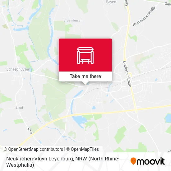 Карта Neukirchen-Vluyn Leyenburg