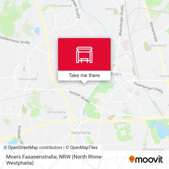 Moers Fasanenstraße map