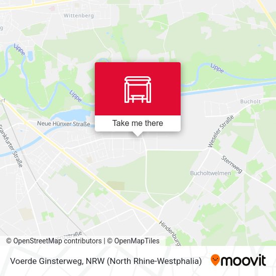 Voerde Ginsterweg map