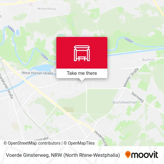 Voerde Ginsterweg map