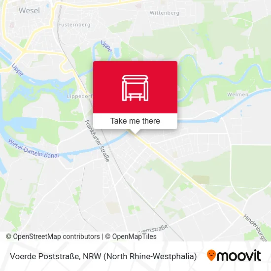 Карта Voerde Poststraße
