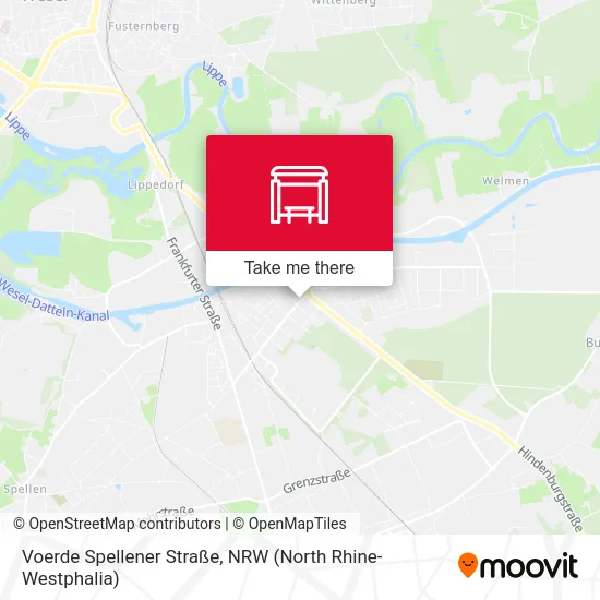 Voerde Spellener Straße map