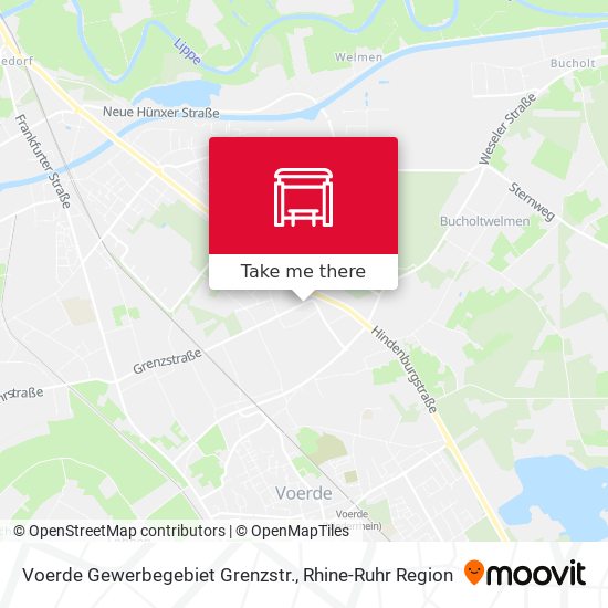 Voerde Gewerbegebiet Grenzstr. map