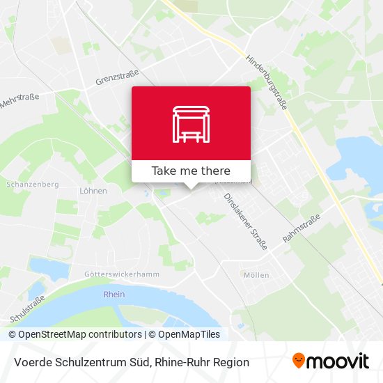 Voerde Schulzentrum Süd map