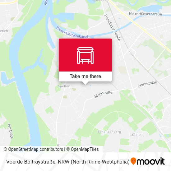 Voerde Boltraystraße map