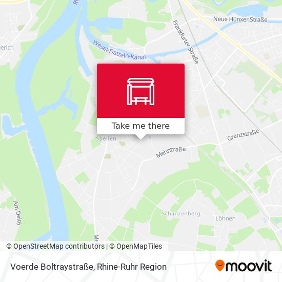 Voerde Boltraystraße map