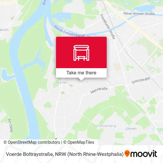 Voerde Boltraystraße map