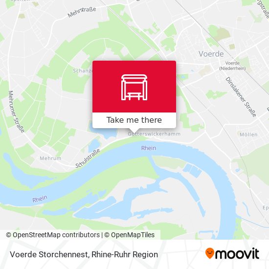 Voerde Storchennest map