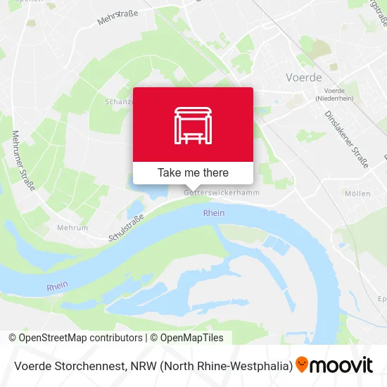 Карта Voerde Storchennest