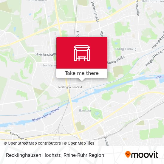 Recklinghausen Hochstr. map