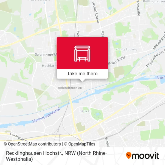 Recklinghausen Hochstr. map
