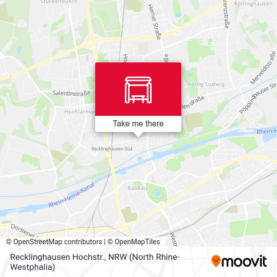 Recklinghausen Hochstr. map