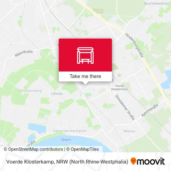 Карта Voerde Klosterkamp