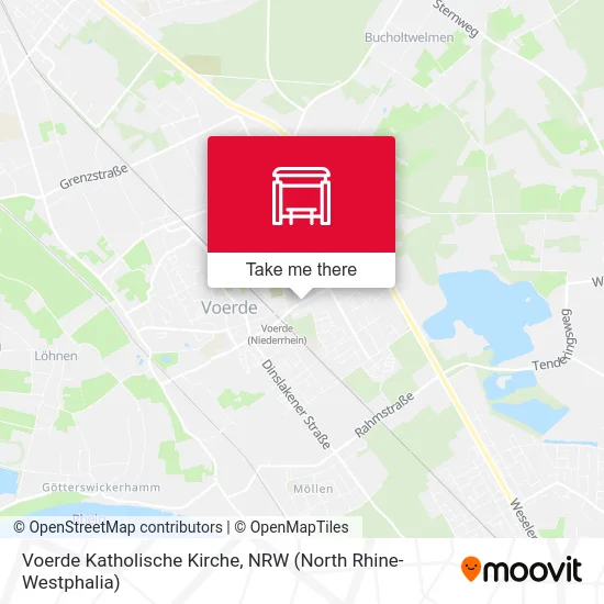 Voerde Katholische Kirche map